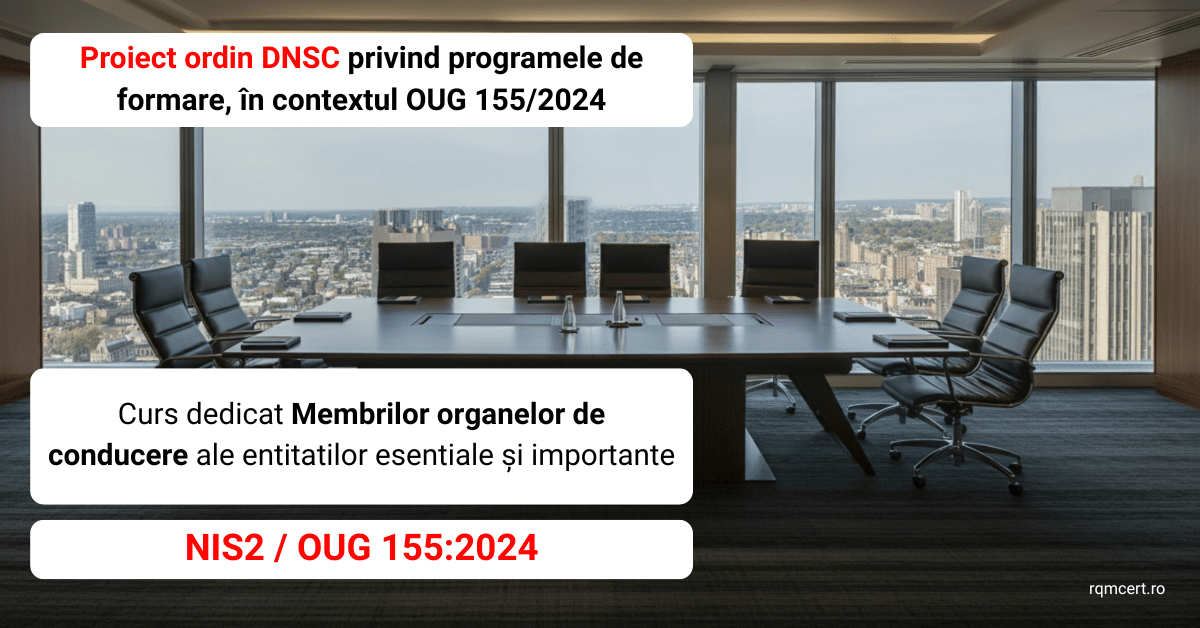 Curs dedicat managerilor (imagine) — RQM Cert
